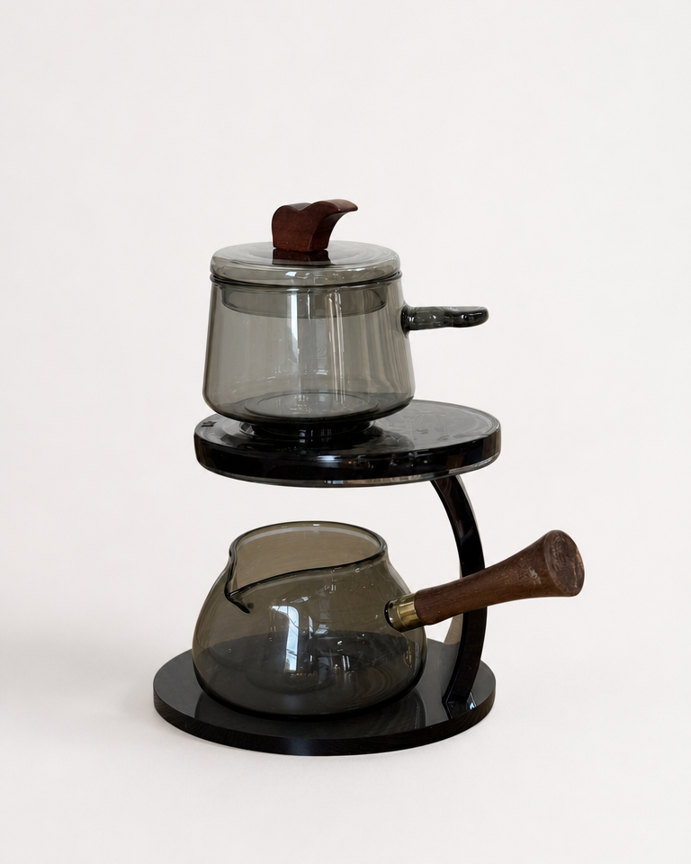 Mitally Lüks Borosilikat Cam Çay Demlik Seti 250 ml KOD:035