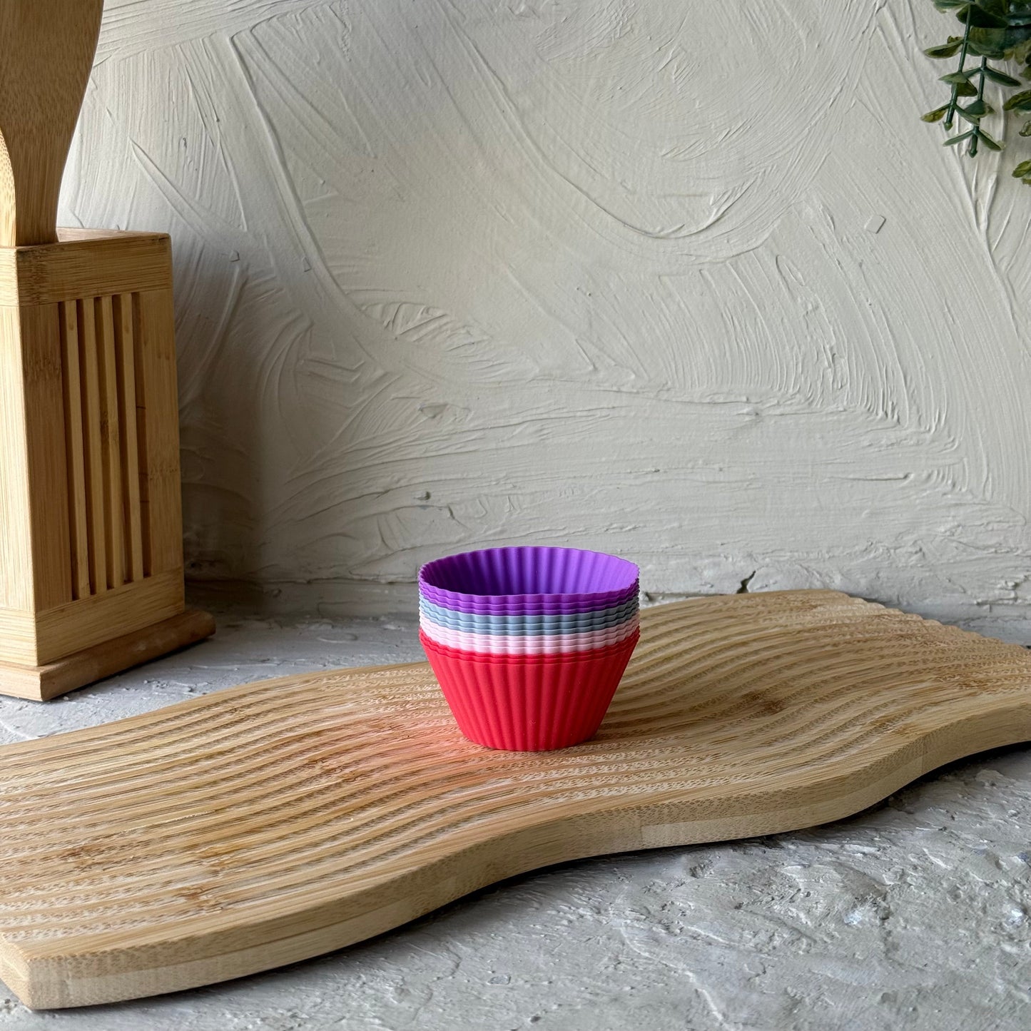Muffin Silikon Yapışmaz Kek Kalıbı 12 Adet Set