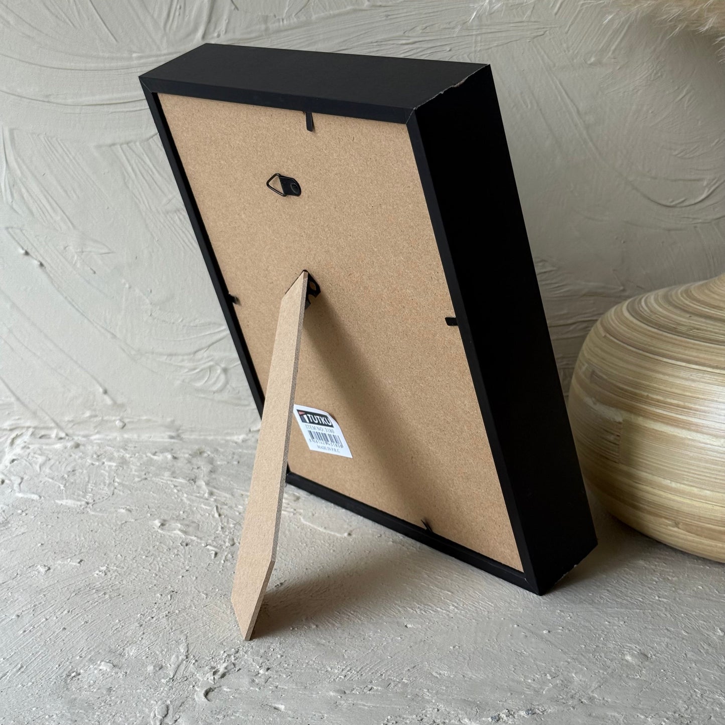 Tutku Çift Camlı Çerçeve 13x18 cm Siyah KOD:3180