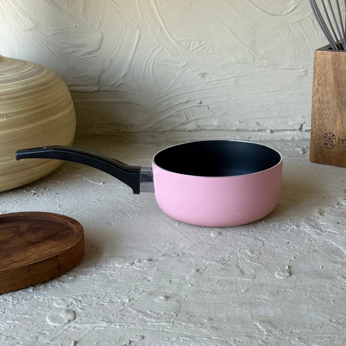 Yüksel Yanmaz Yapışmaz Sütlük 12 cm Pembe KOD:0468
