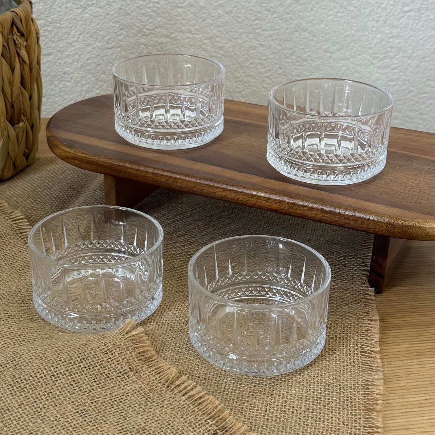 Lisboa Kristal Kase Set 4 Adet 220 ml KOD:14773