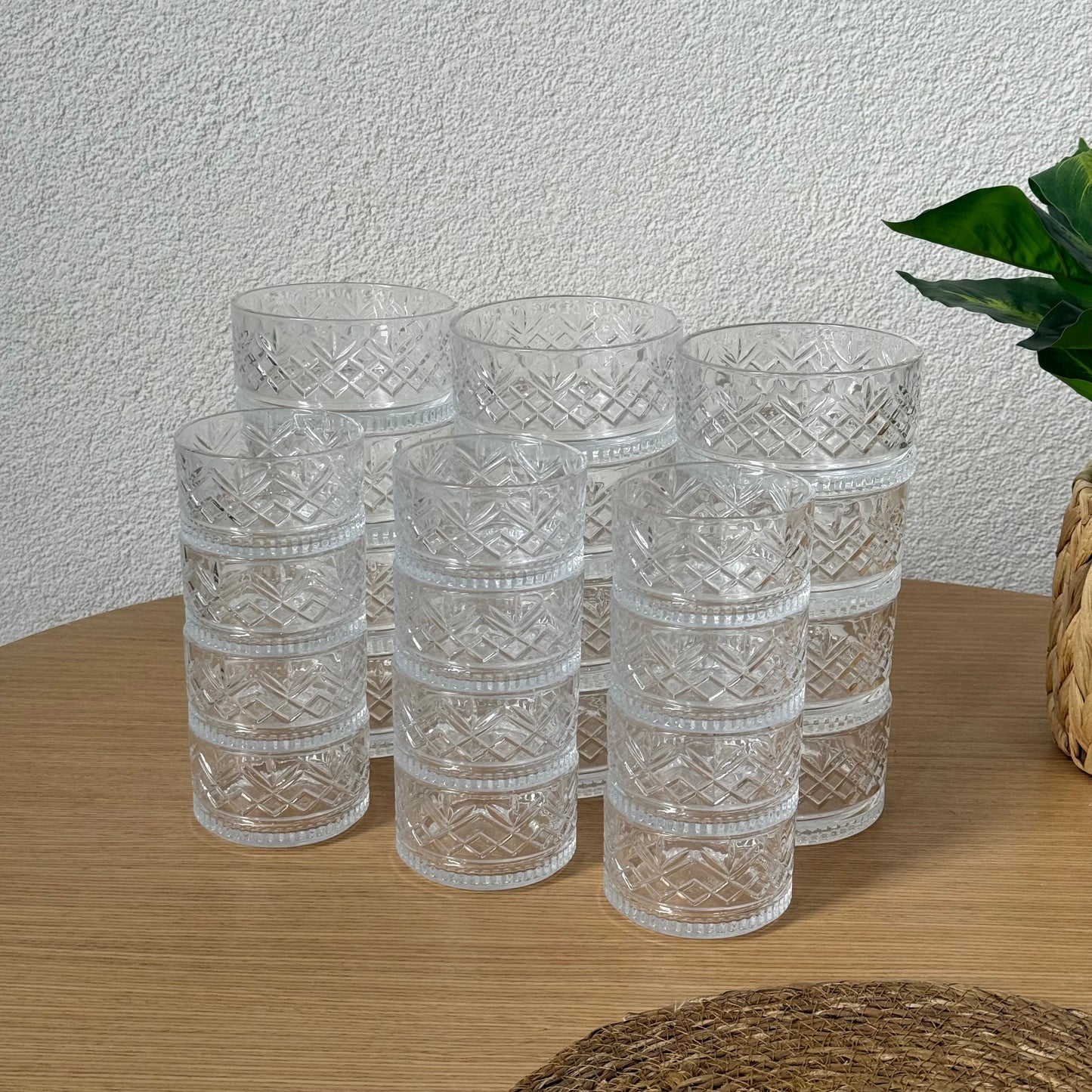 Melony Kristal 24 Parça Çerezlik Kase Set 460 ml, 220 ml KOD:14774-14772