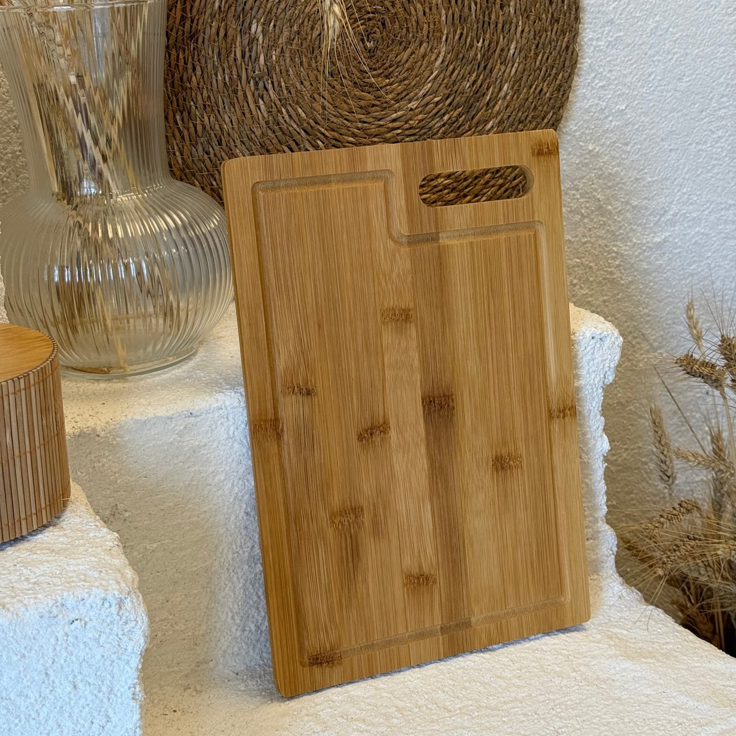 İntel Bamb u Dikdörtgen Kesim Panosu 32x22 cm
