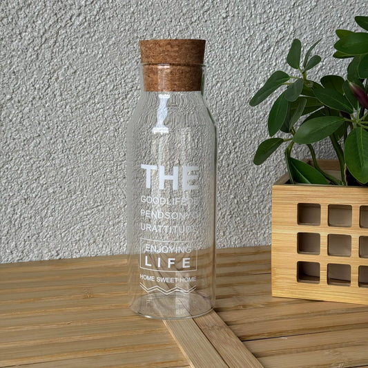 Fog Mantar Kapaklı Cam Sürahi 750 ML