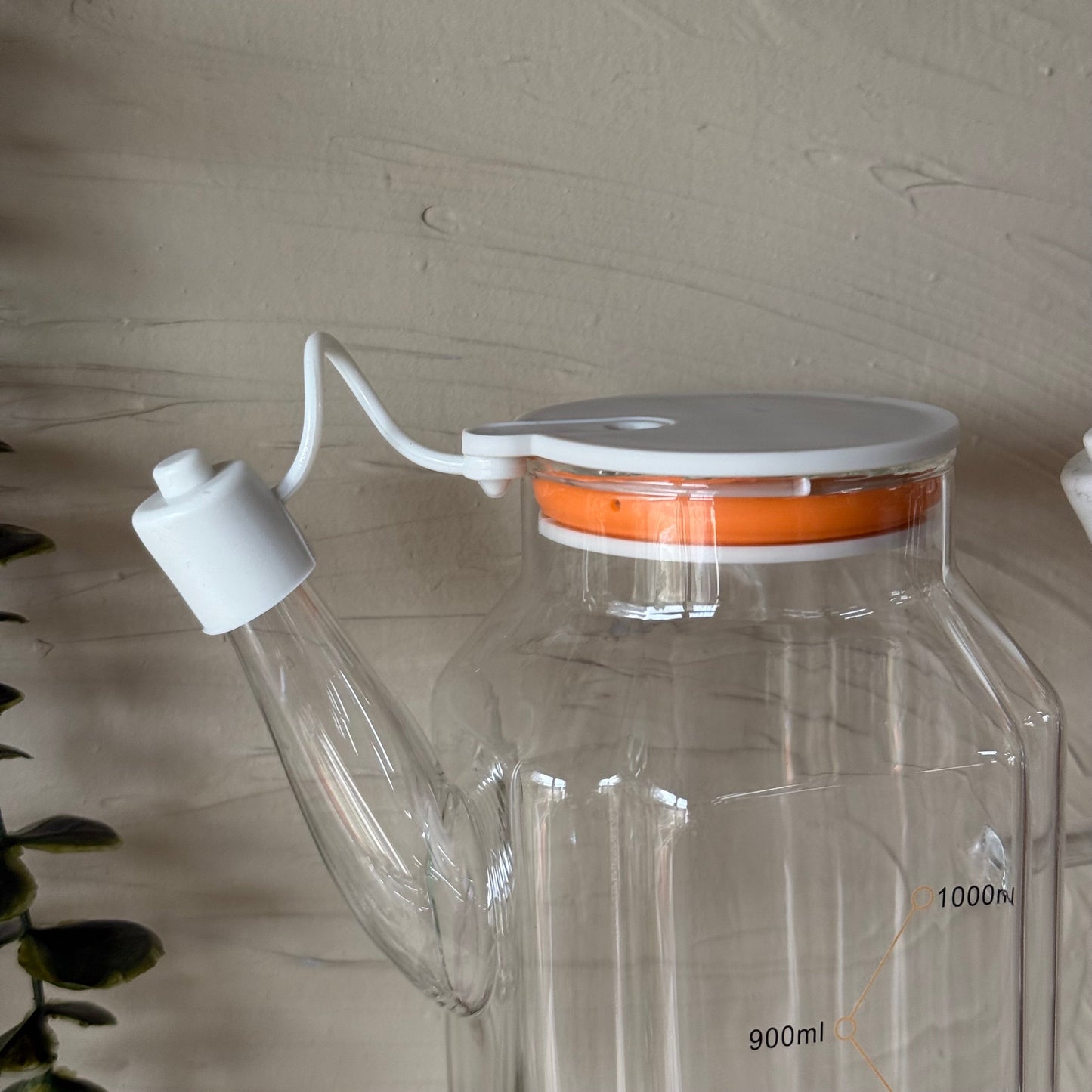 MRP Oval Ahşap Standlı İkili Yağdanlık Seti Krem 1 Litre