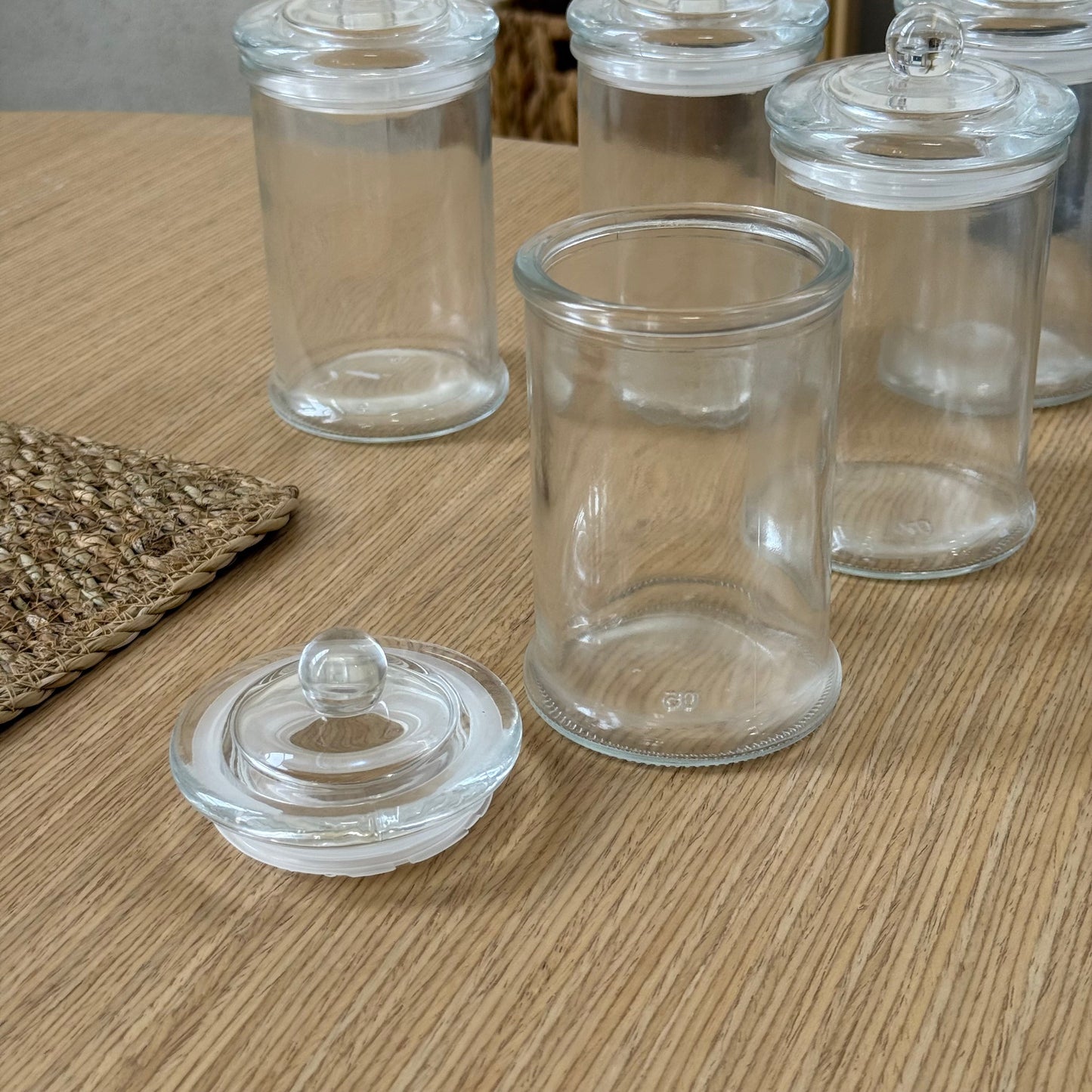 Ariya Vakumlu Cam Baharatlık Seti 6 Adet 450 ml KOD:1513
