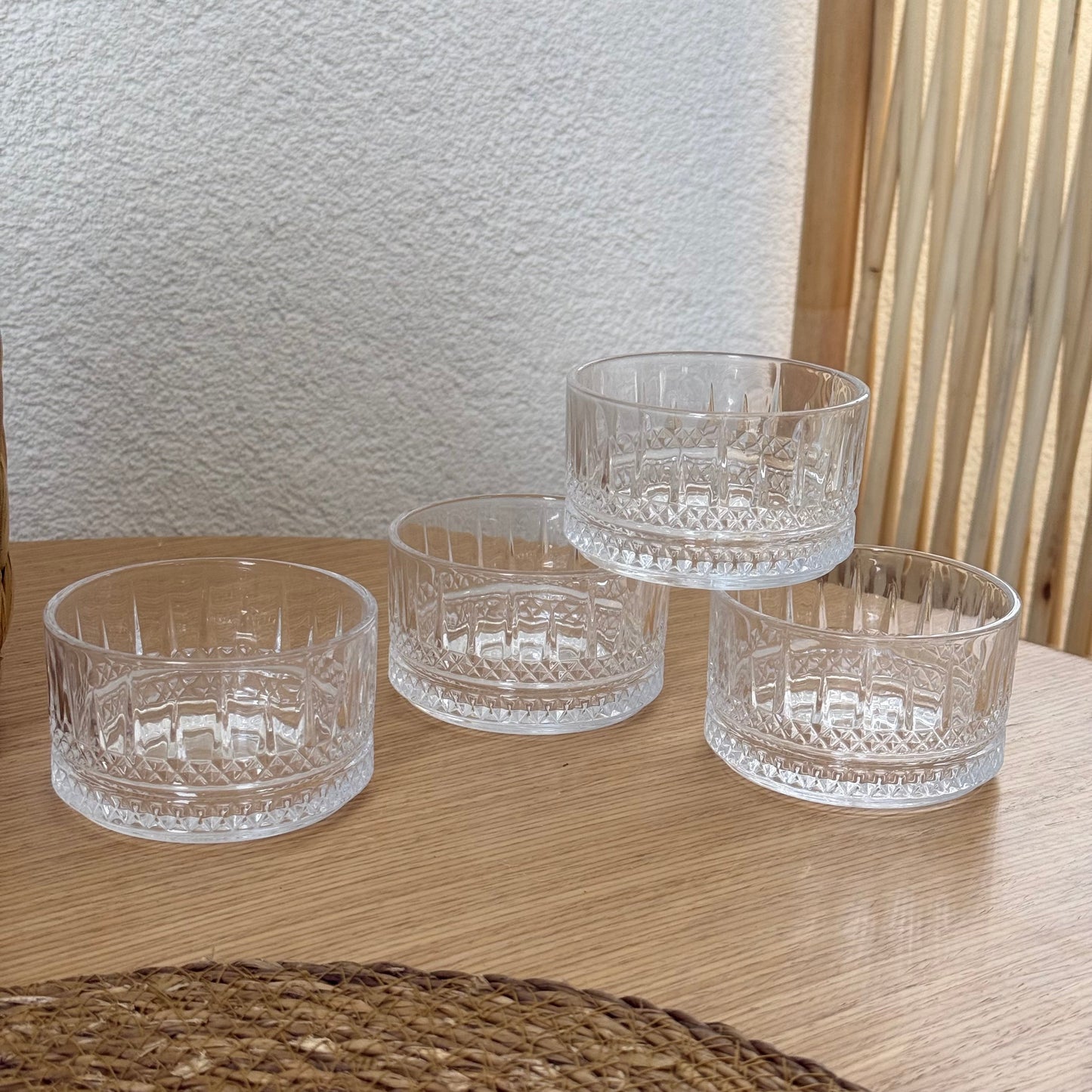 Lisboa Kristal Kase Set 4 Adet 220 ml KOD:14773