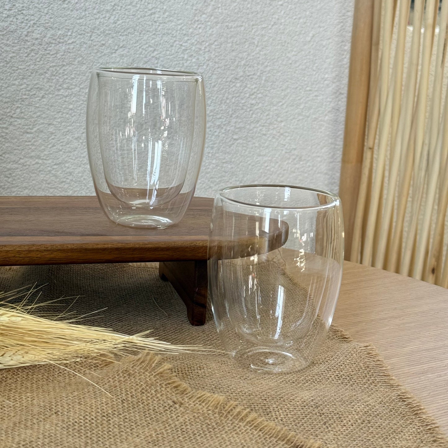 Pero Double Wall Borosilikat Çift Cidarlı İkili Kupa Seti 350 ml KOD:15180