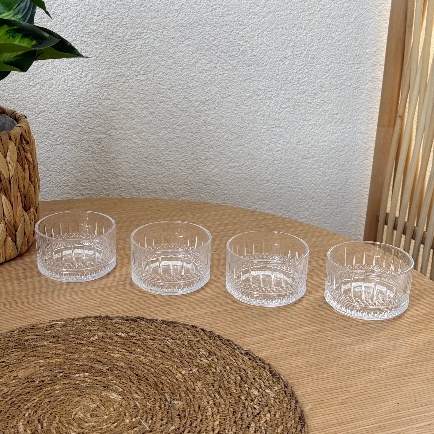 Lisboa Kristal Kase Set 4 Adet 220 ml KOD:14773