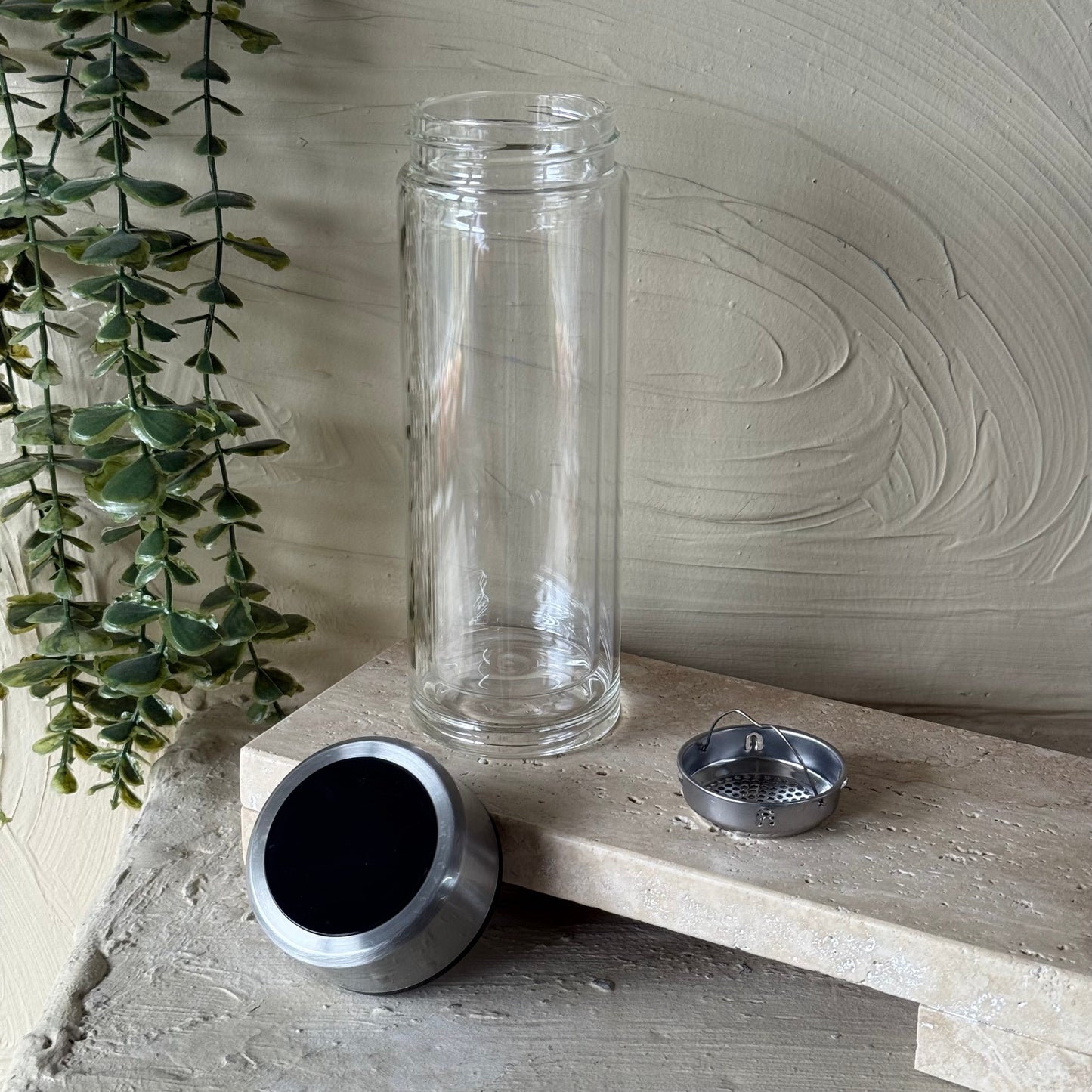 Tatly Çiftçidarlı Dereceli Cam Termos 300 ml
