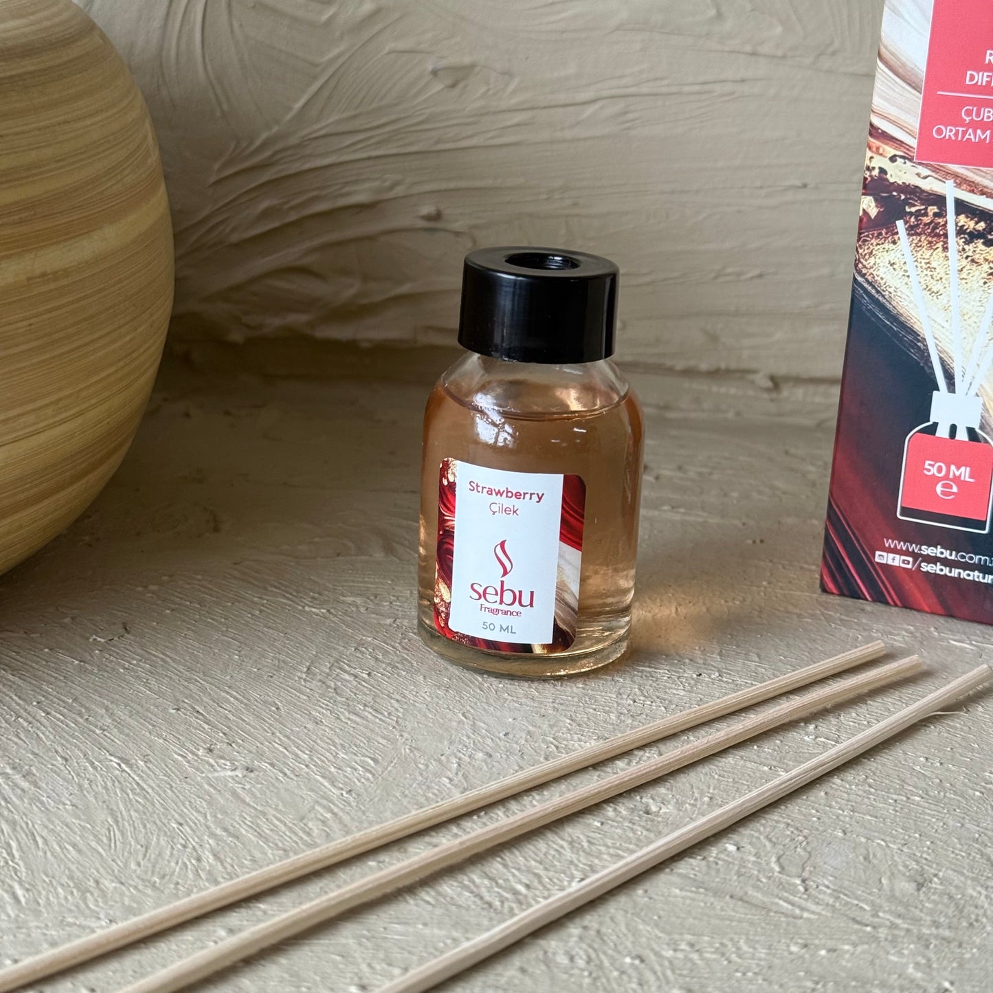 Sebu Çubuklu Ortam Kokusu Strawberry 50 ml