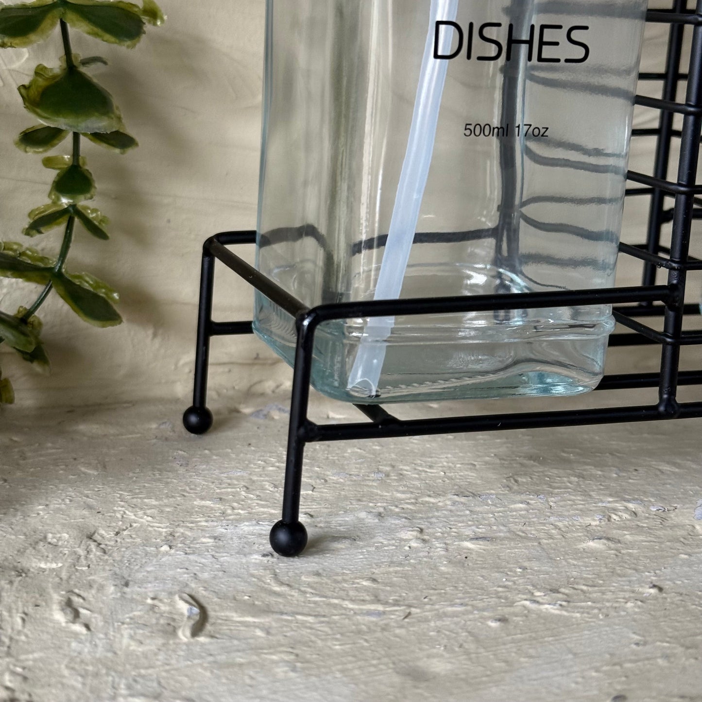 Savor Metal Standlı İkili Sıvı Sabunluk Seti Siyah KOD:170