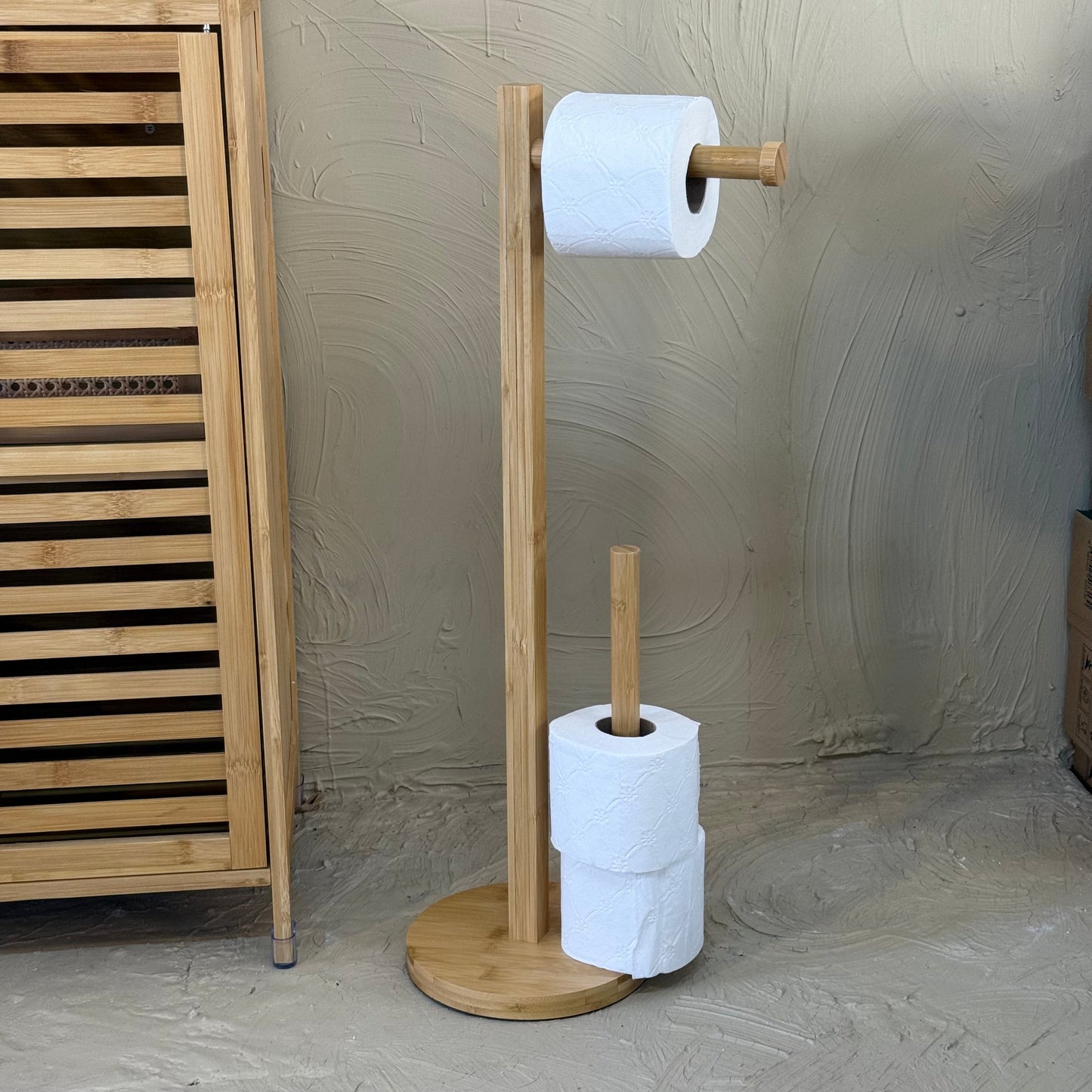 Vichy Bambu Ayaklı Tuvalet Kağıdı Standı
