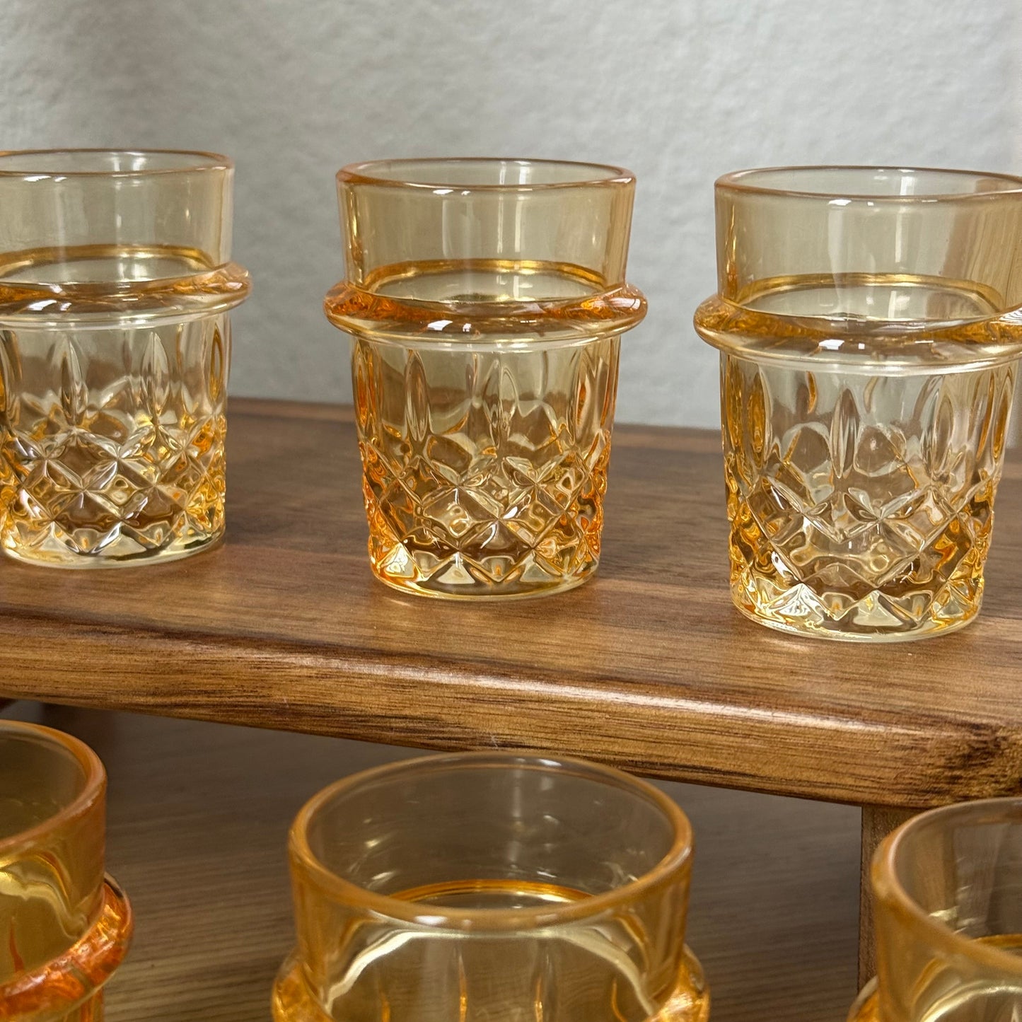 Kosovally Kristal Kahve Yanı Bardağı 6 Adet Gold KOD:023