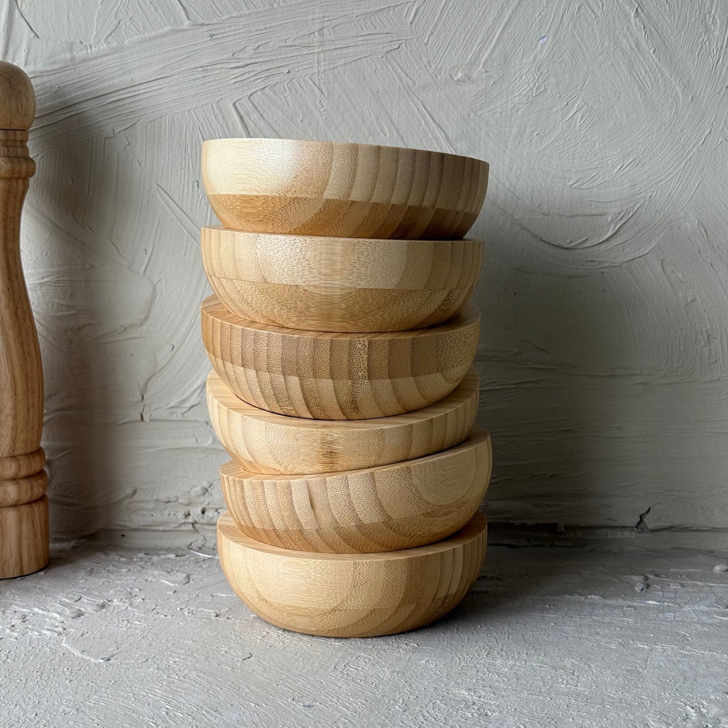 Millany Bambu Derin Çerezlik Kahvaltılık Seti 6 Adet 12,5 cm  KOD:170