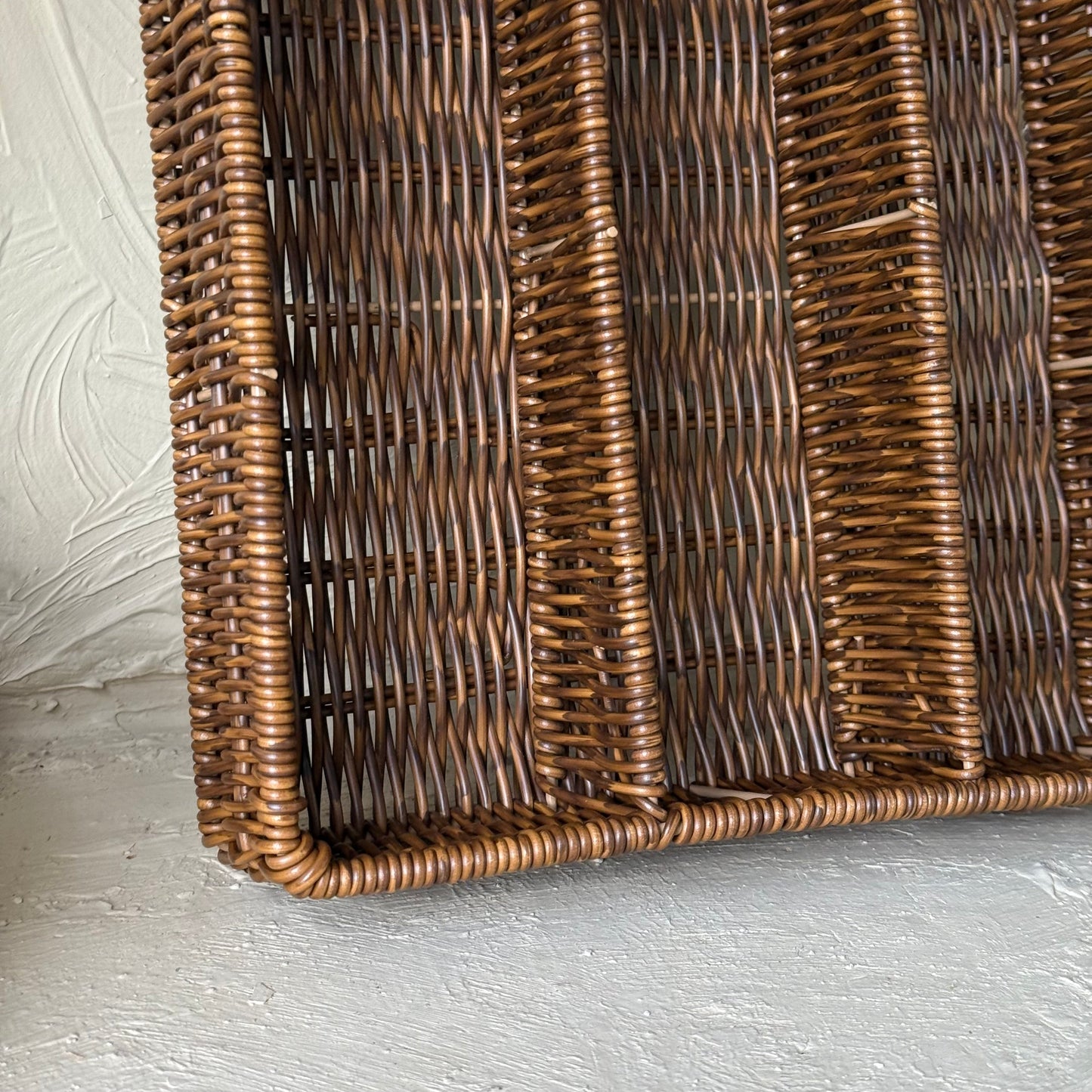Com Rattan Bölmeli Kaşıklık Kahve Rengi KOD:355