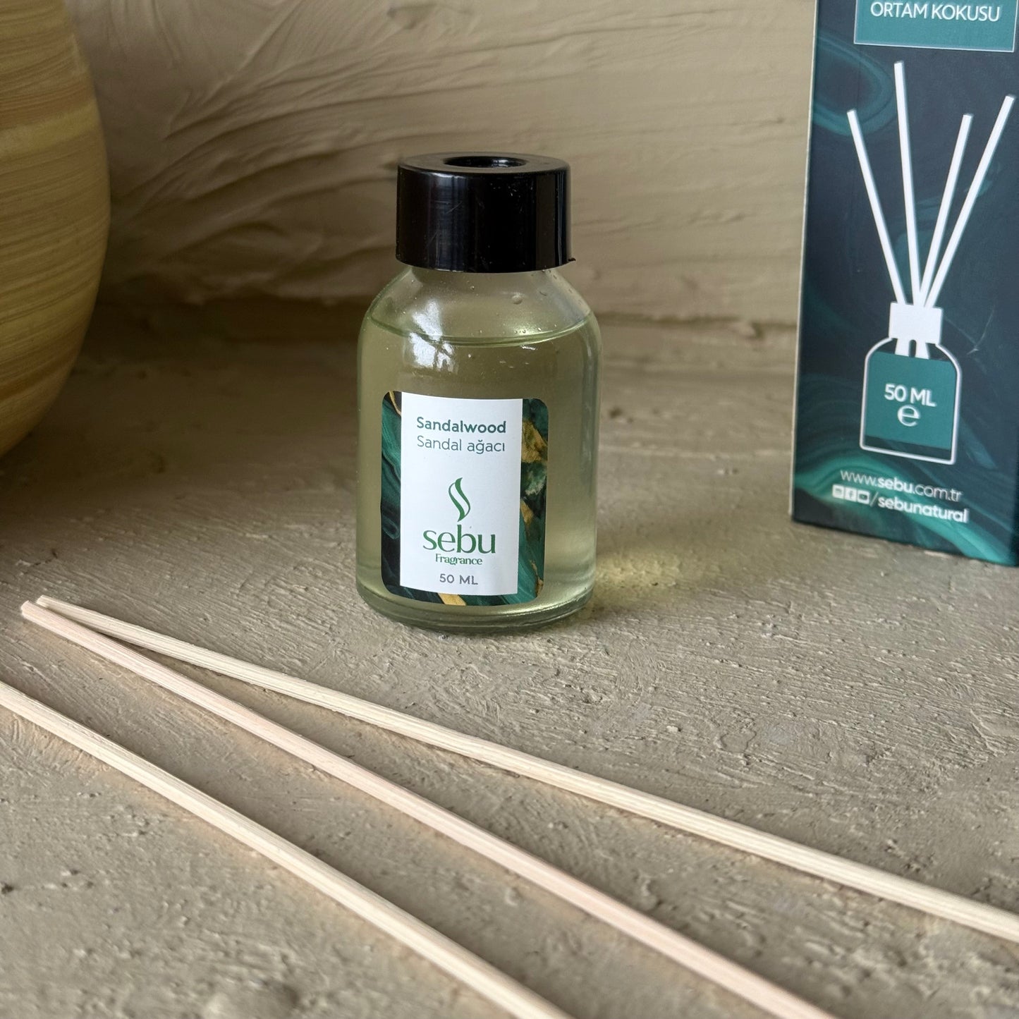 Sebu Çubuklu Ortam Kokusu Sandal Ağacı 50 ml