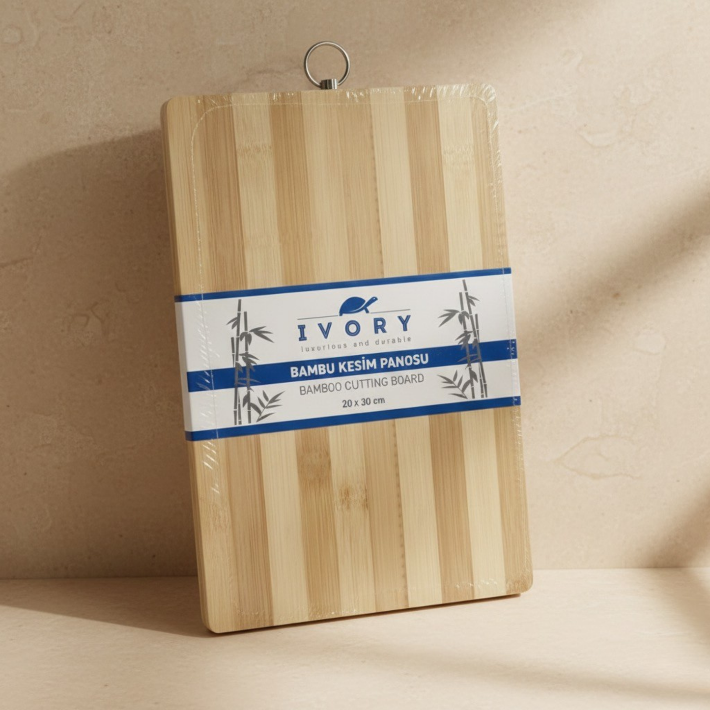 İvory Bambu Kesim Panosu 30x20 cm