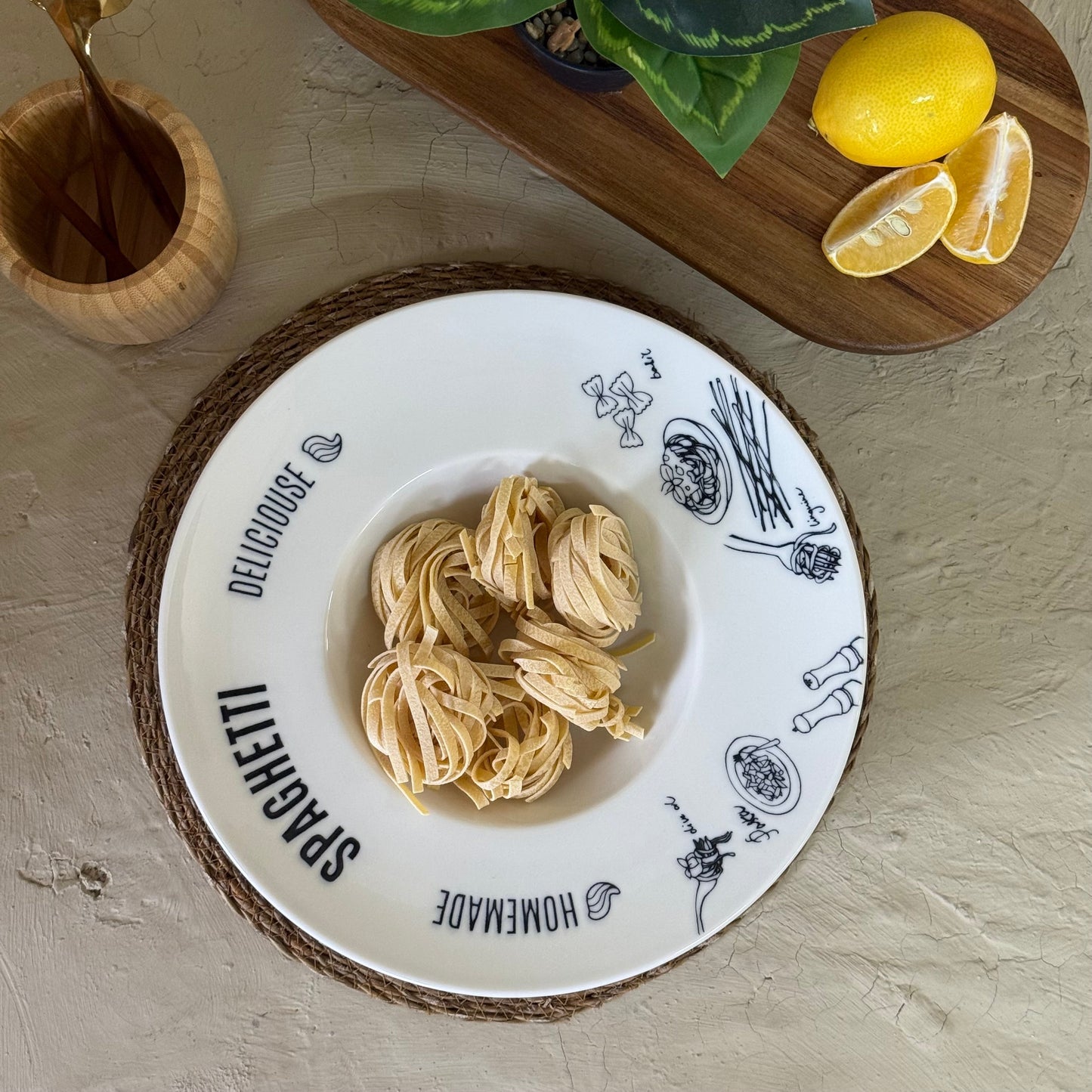 Porser Makarna Tabağı (6 Adet)