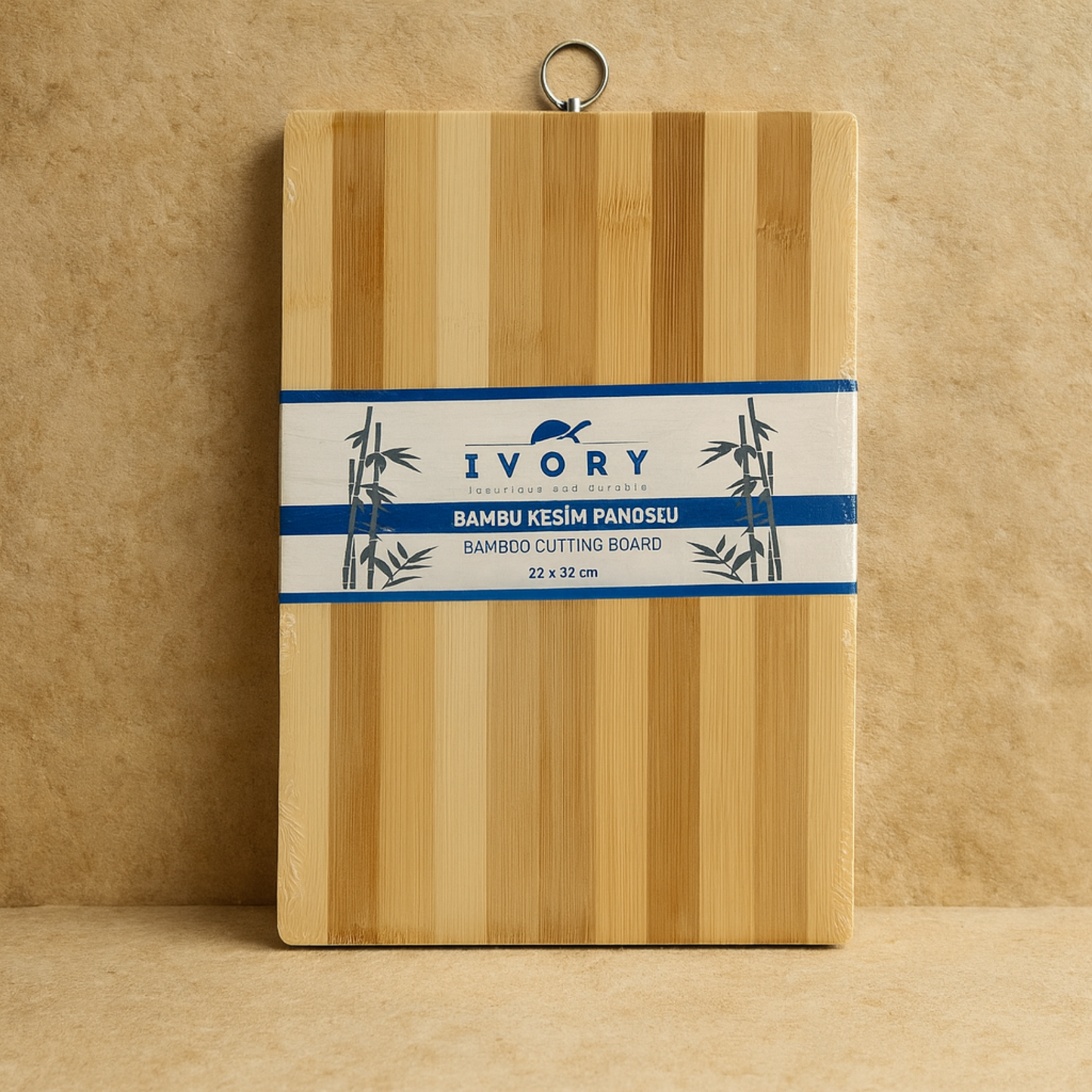 İvory Bambu Kesim Panosu 32x22 cm