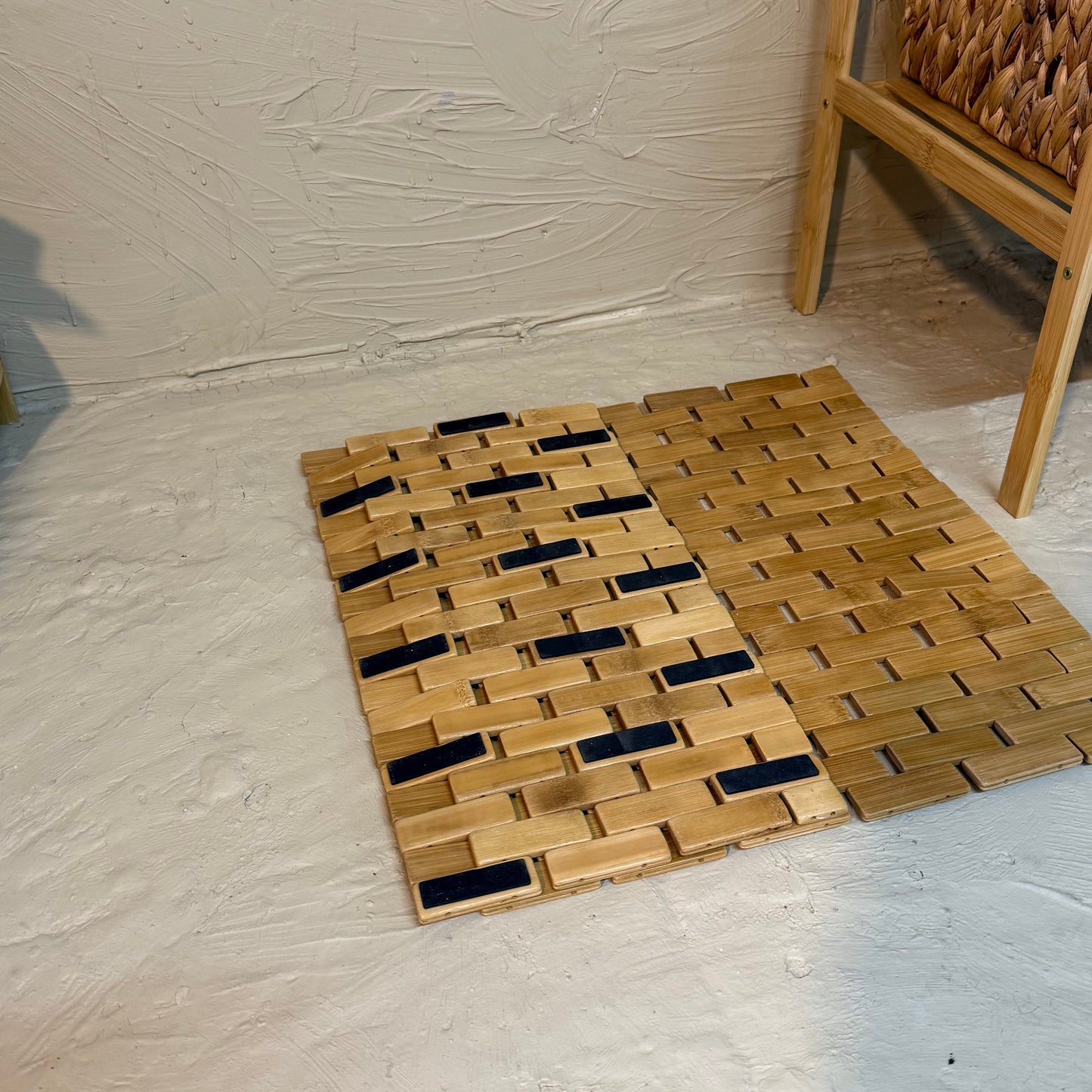 Bambu Banyo Matı Paspası 61x40 cm  KOD:30425