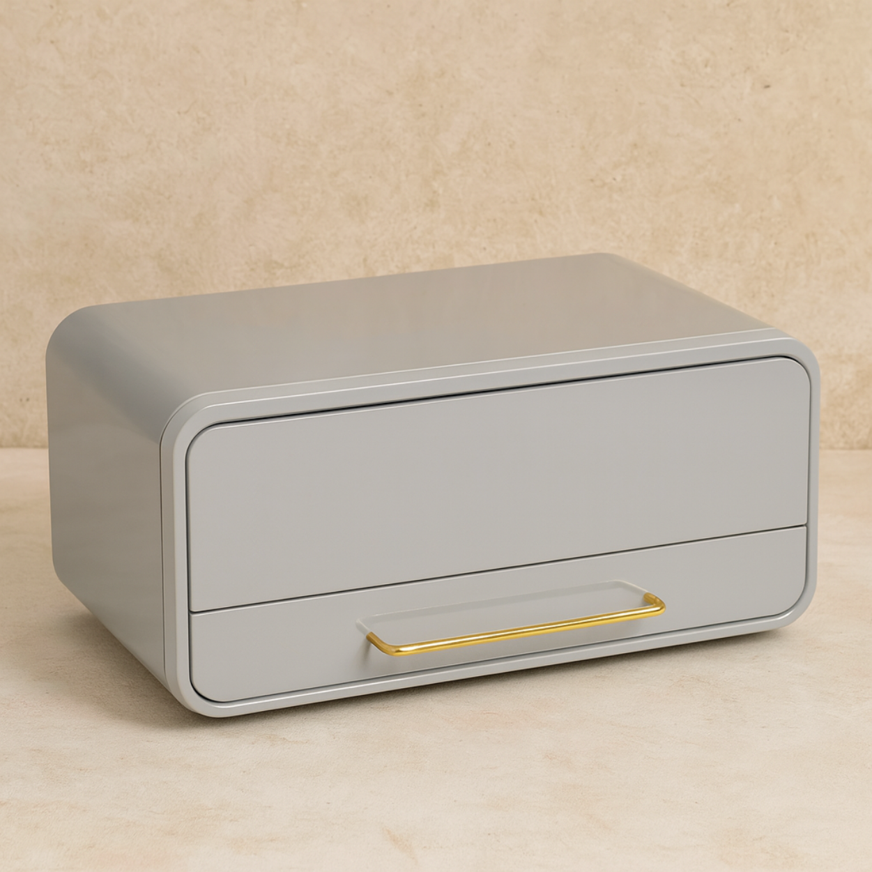 Carina Metal Ekmeklik Gri 43x28 cm KOD:4366
