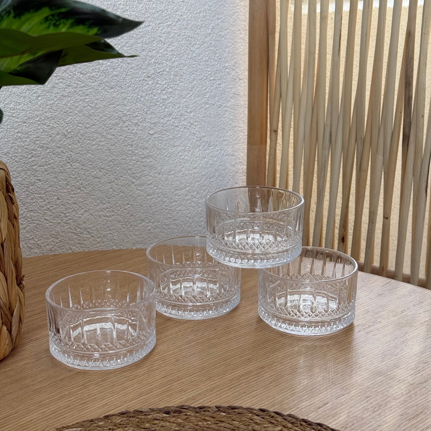 Lisboa Kristal Kase Set 4 Adet 220 ml KOD:14773