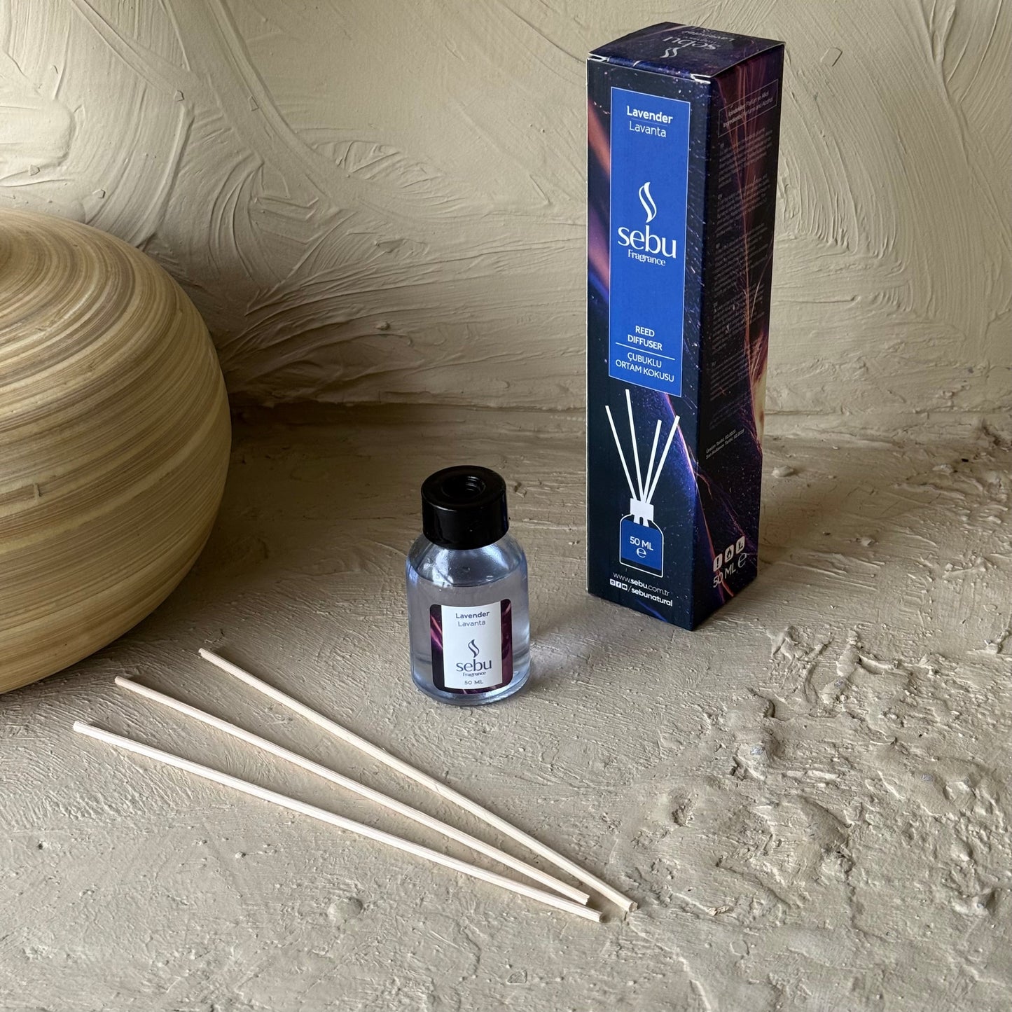 Sebu Çubuklu Ortam Kokusu Lavanta 50 ml