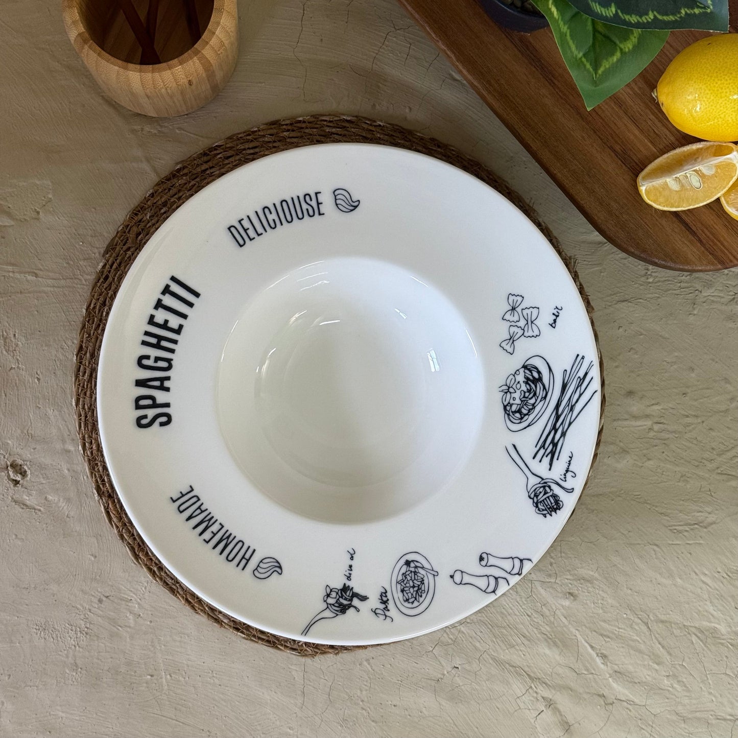 Porser Makarna Tabağı (6 Adet)