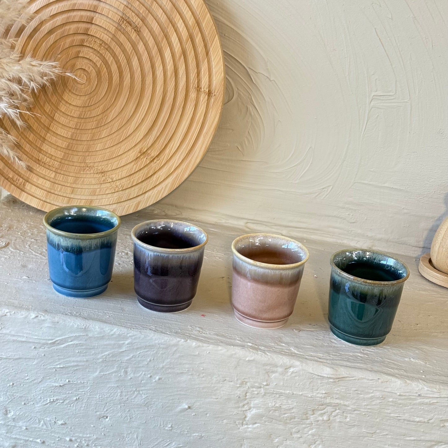 Porline 4 Lü Espresso Kahve Fincan Set Porselen