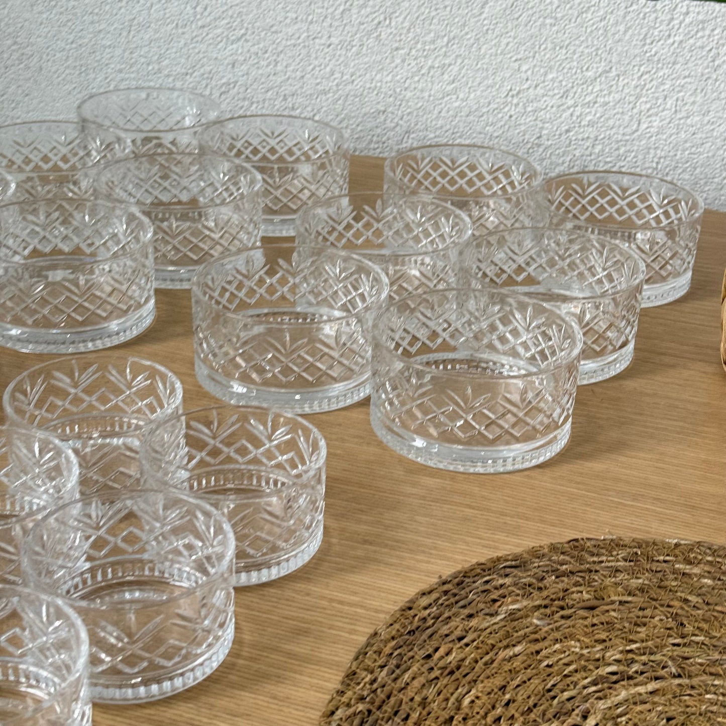 Melony Kristal 24 Parça Çerezlik Kase Set 460 ml, 220 ml KOD:14774-14772