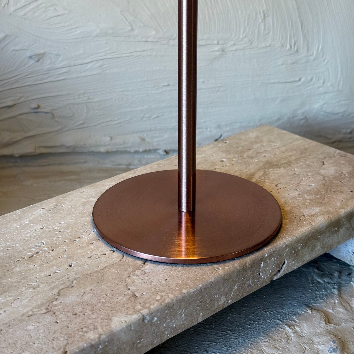 Marina Şarjlı Masa Lambası Bronz 32 cm