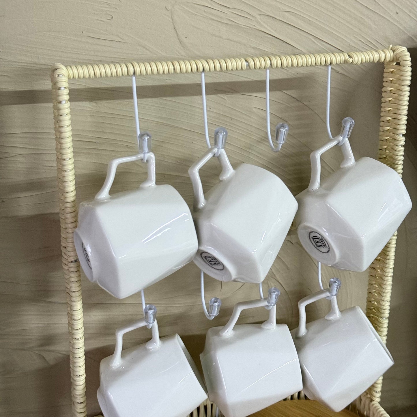 Evanev Rattan Fincan Askı Standı Naturel KOD:30481