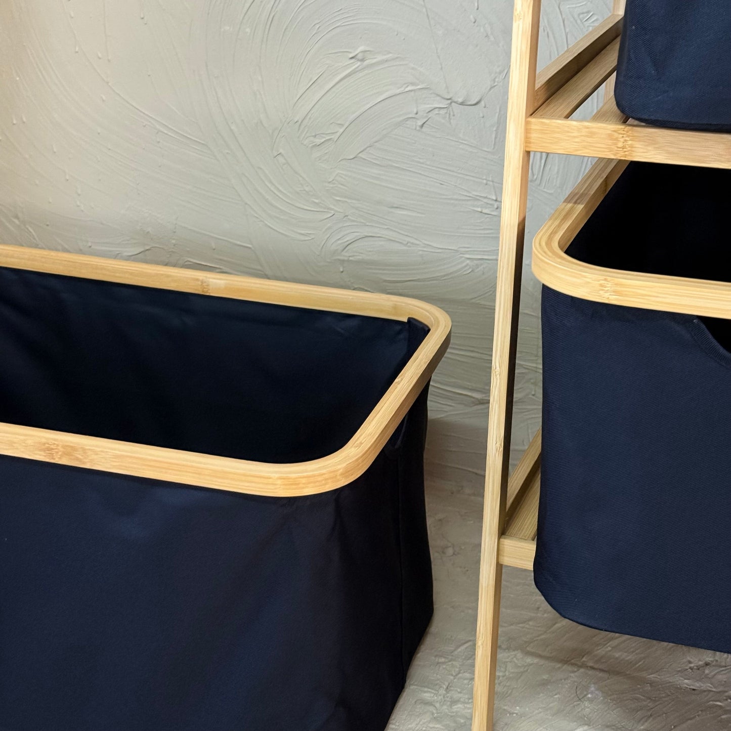 Lalezar Bambu Tutmalı 3 Boy Organizer Seti Siyah KOD:8017-16-15