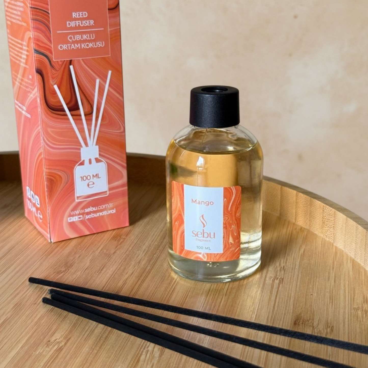 Sebu Çubuklu Ortam Kokusu Mango 100 ml