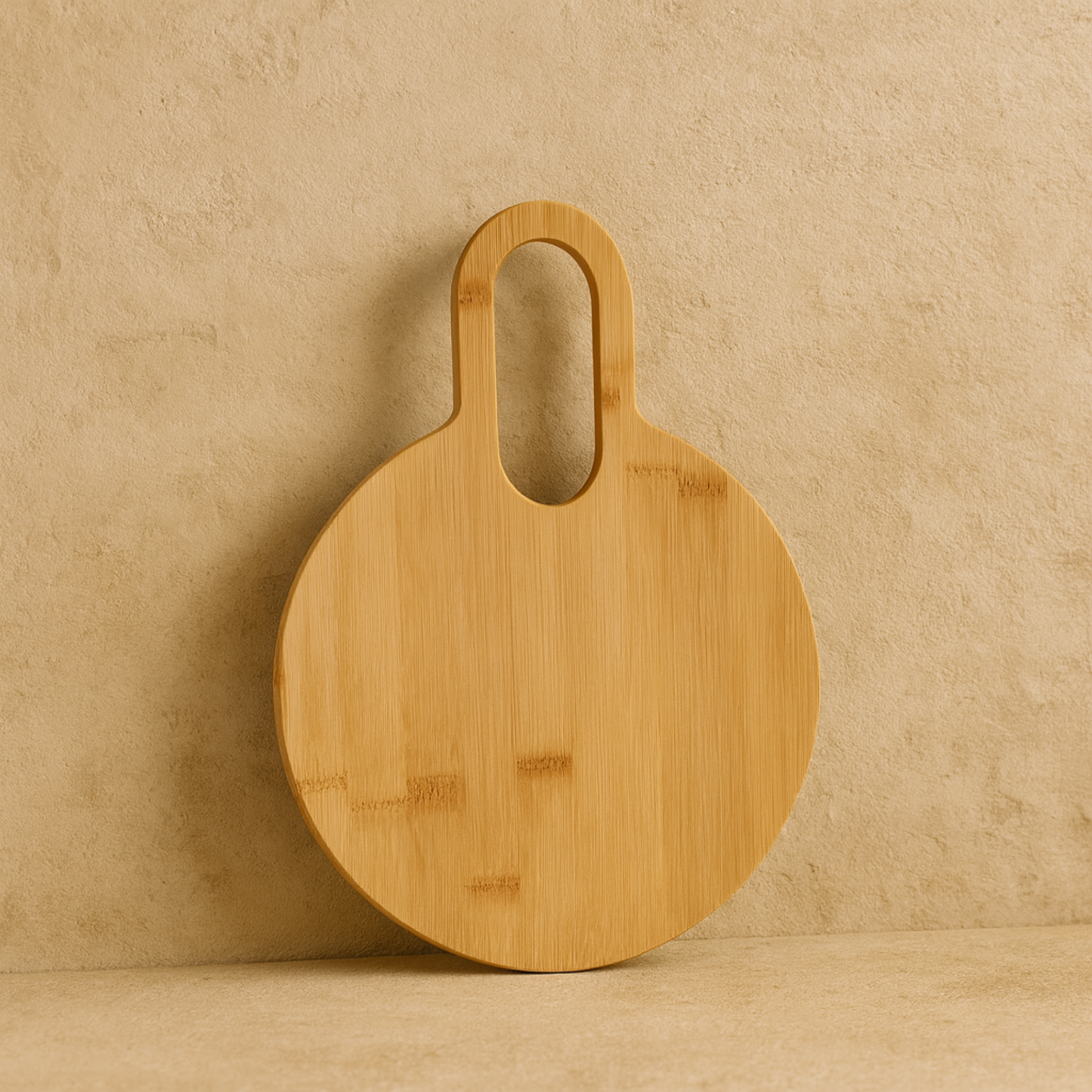 Bambu Yuvarlak Sunumluk 30x22 cm