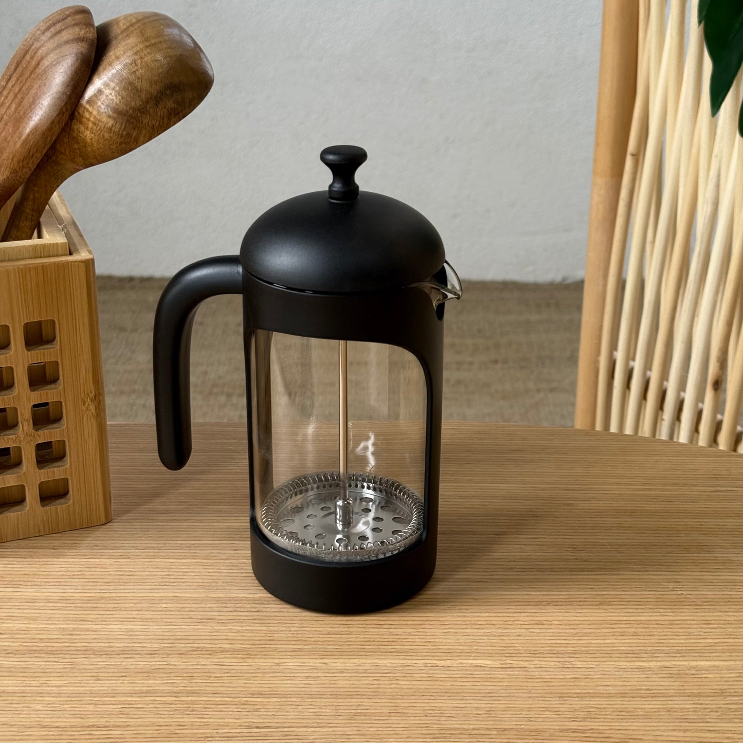 French Press 600 ml Siyah KOD:64603