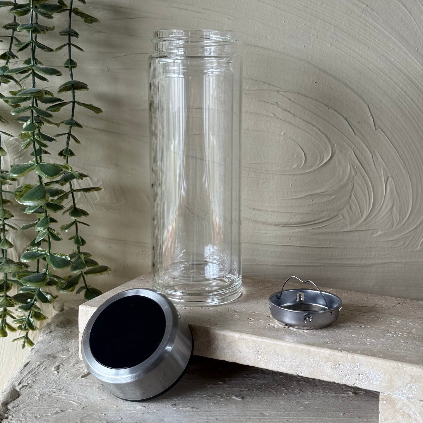 Tatly Çiftçidarlı Dereceli Cam Termos 300 ml
