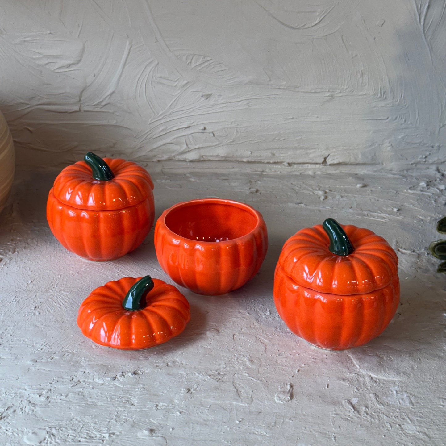 Pumpkin Bal Kabağı Baharatlık Seti 3 Adet