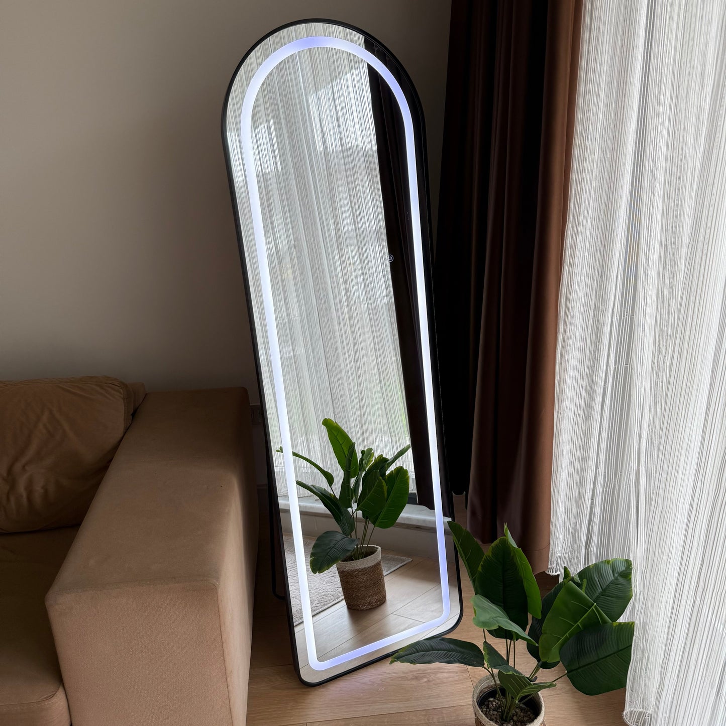 Pinterest Fenomen Led Işıklı Ayna Siyah KOD:YCK-5