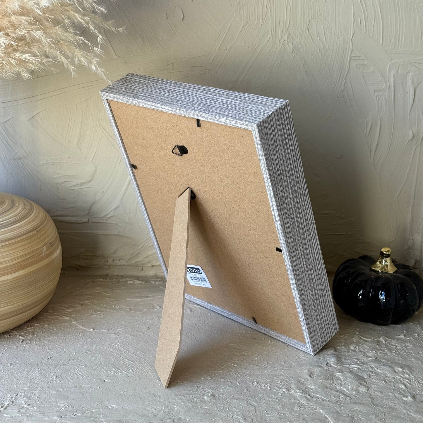 Tutku Çift Camlı Çerçeve 15x20 cm Gri-Beyaz KOD:3181