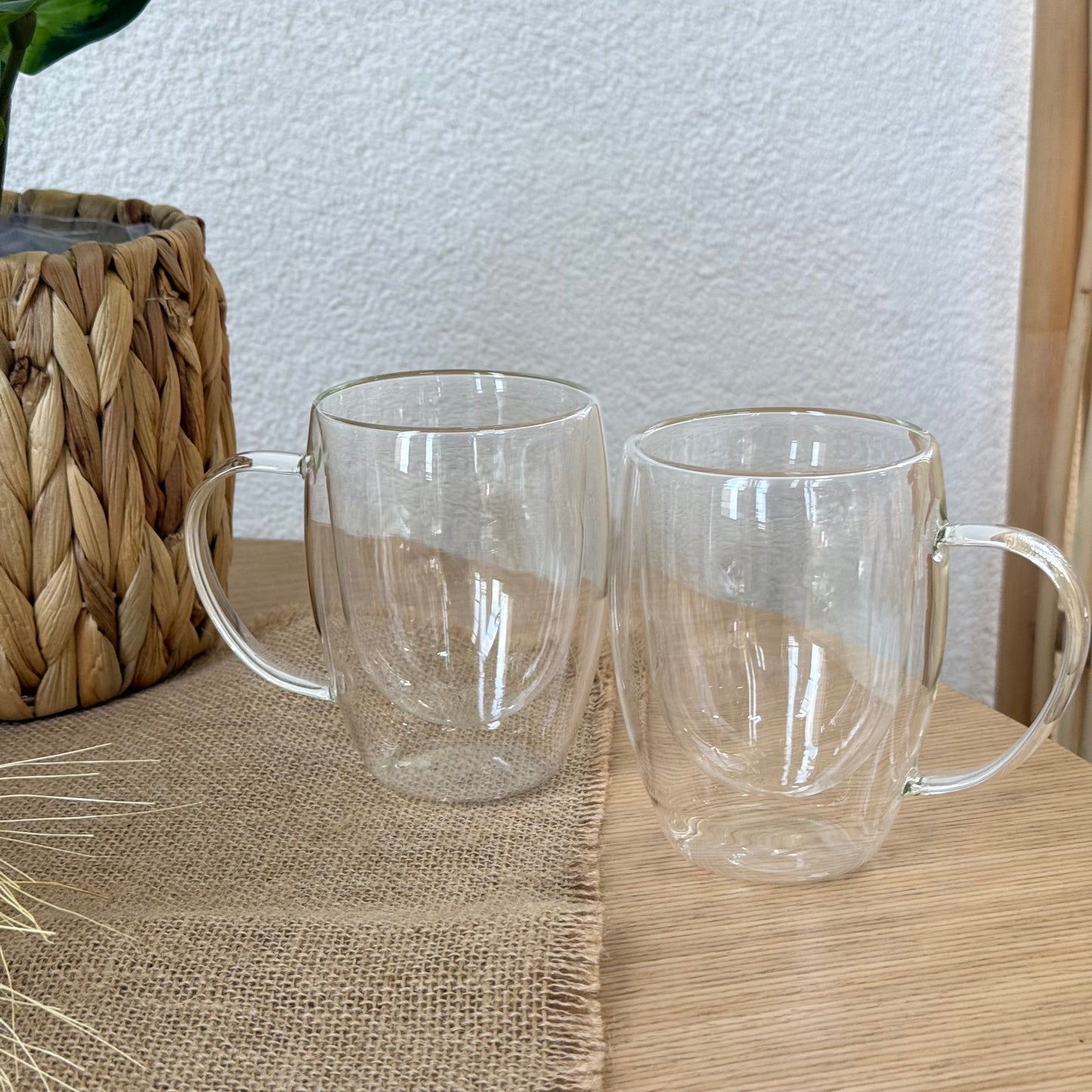 Pero Double Wall Borosilikat Çift Cidarlı İkili Kulplu Kupa Seti 350 ml KOD:15181