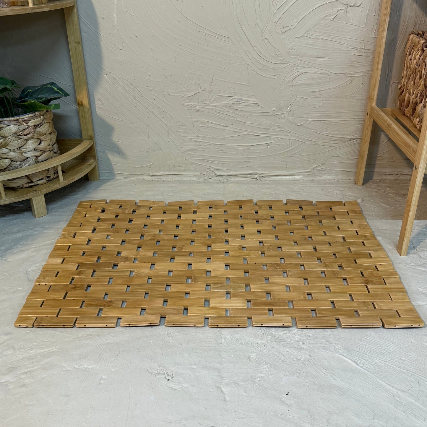 Bambu Banyo Matı Paspası 61x40 cm  KOD:30425