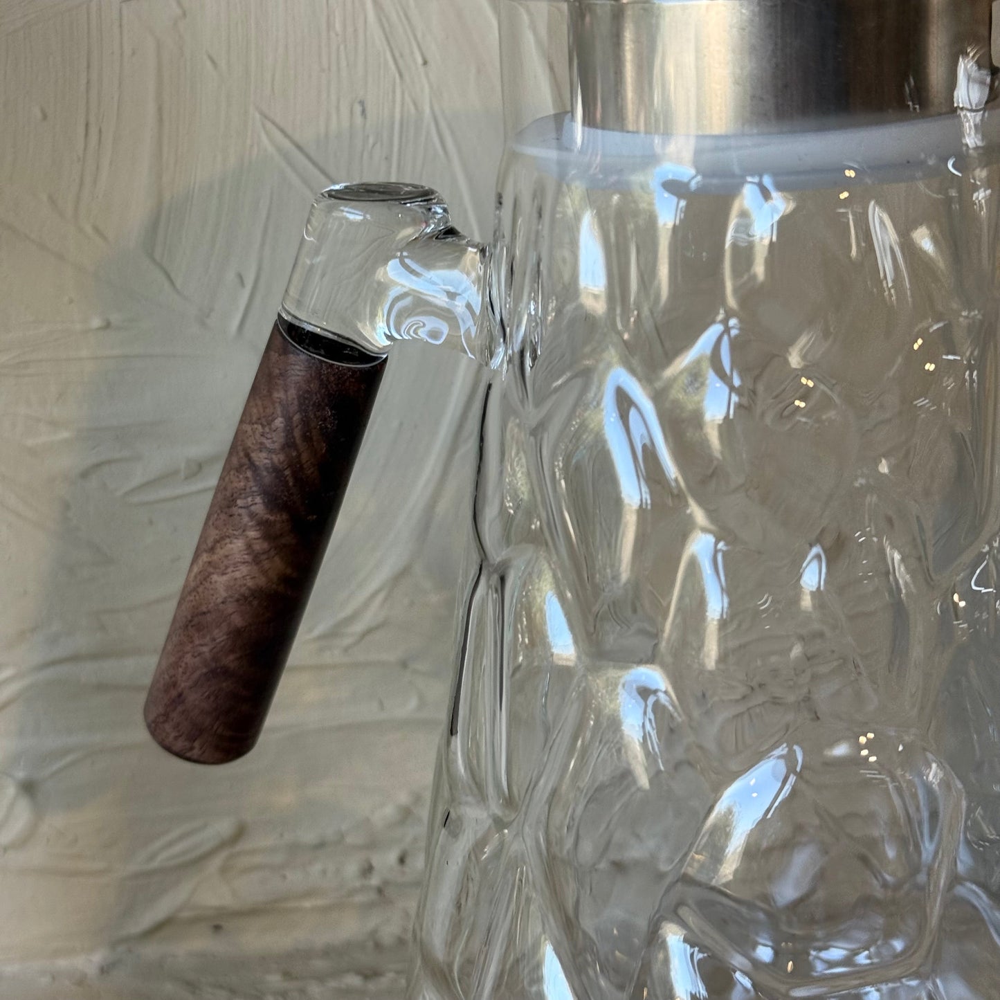 Violet Akasya Kapaklı Borosilikat Cam Sürahi 1800 ml KOD:6504