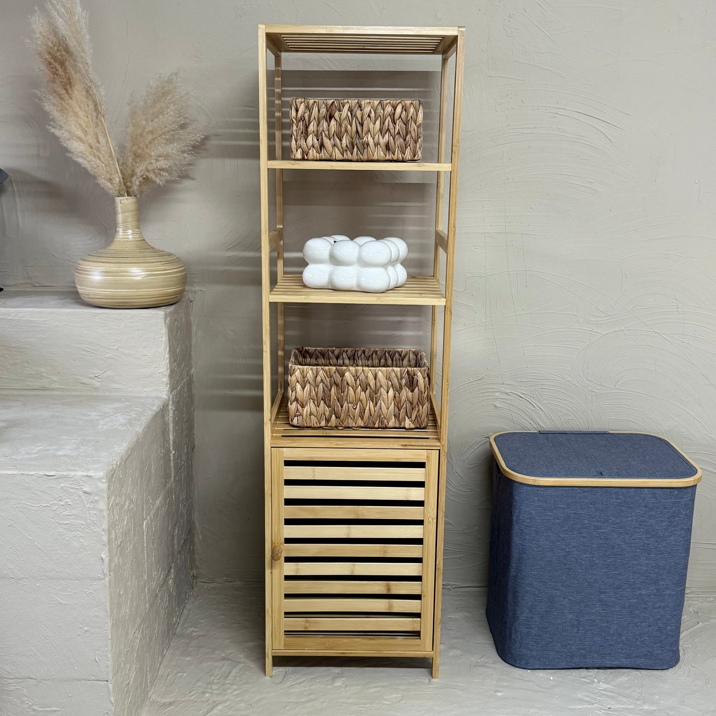 Lalezar Bambu 3 Katlı Banyo Raf KOD:8021