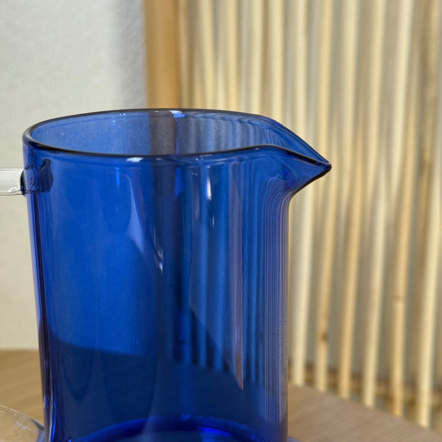 Mitally Lüks Borosilikat Cam Sürahi Mavi 1200 ml KOD:013