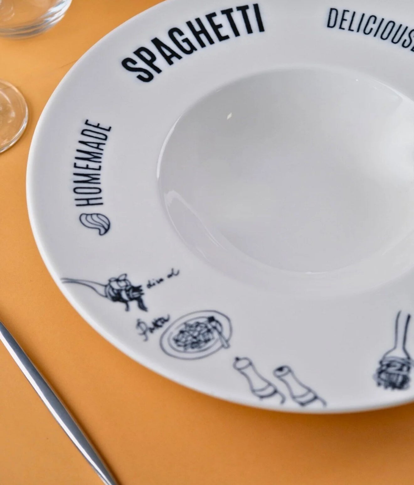 Alfredo 2 Adet Porselen Makarna Tabağı Seti 29 cm KOD:32015