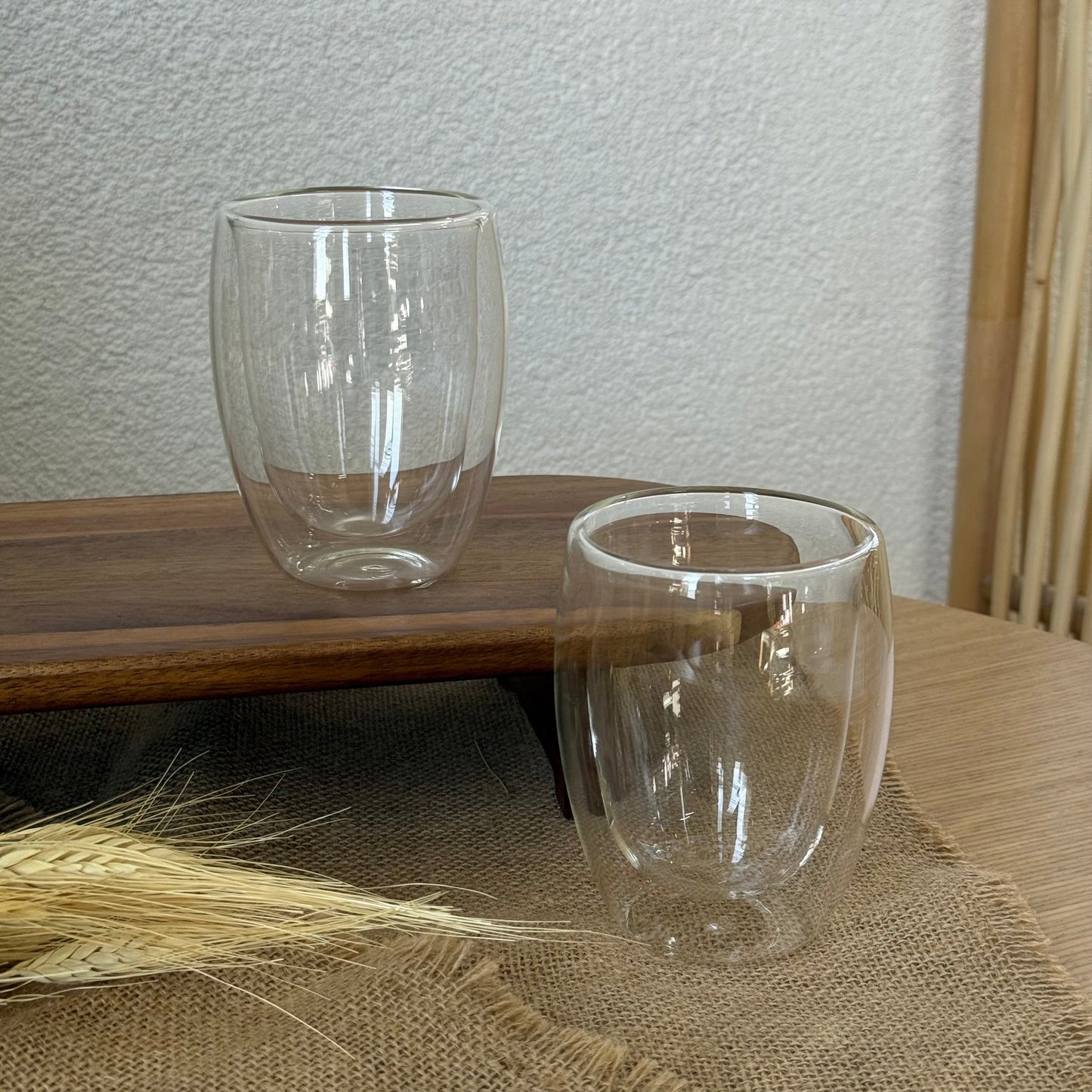Pero Double Wall Borosilikat Çift Cidarlı İkili Kupa Seti 350 ml KOD:15180