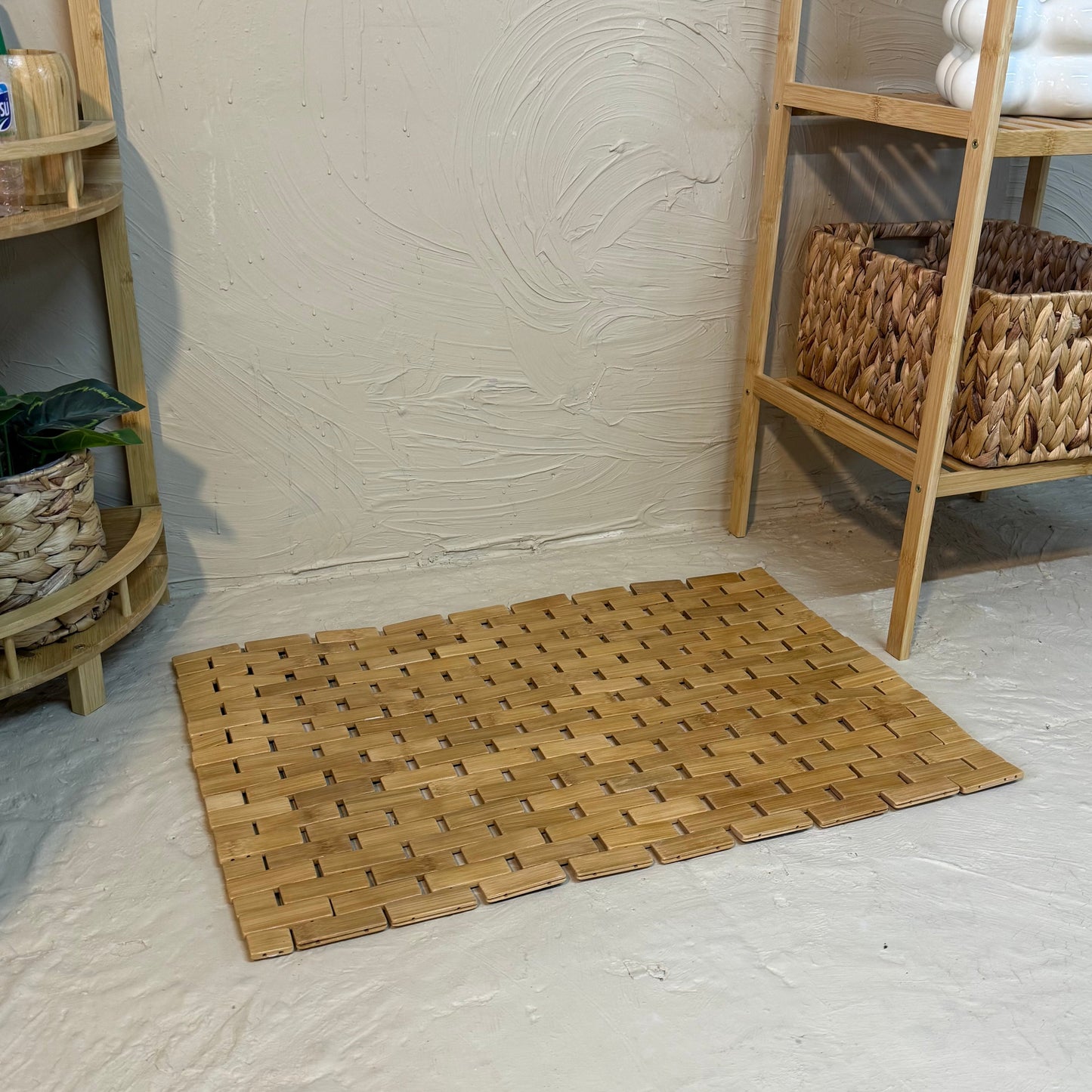 Bambu Banyo Matı Paspası 61x40 cm  KOD:30425