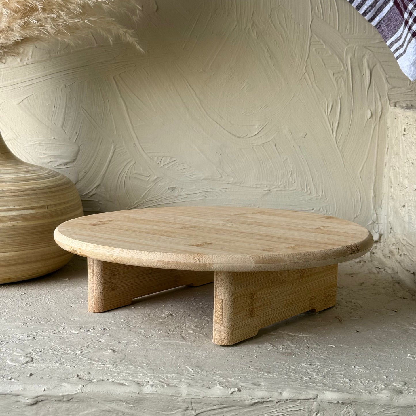Wary Ayaklı Yuvarlak Hamur Açma Standı 32x32x7 cm KOD:02058